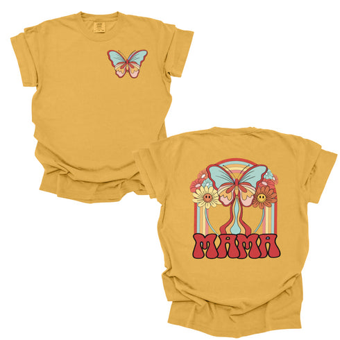 Mama Daisy and Butterflies- Oversized Fit, Multiple Colors